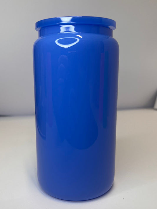 16oz GLASS LIBBY - NEON BLUE